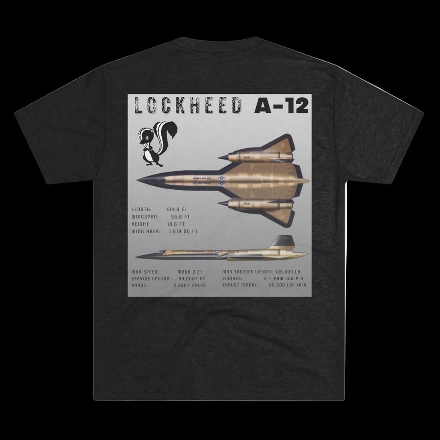 Lockheed A-12 Tribute Tri-blend Tee