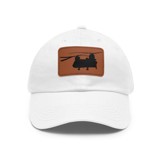 Low-Profile Dad Hat with Leather Patch