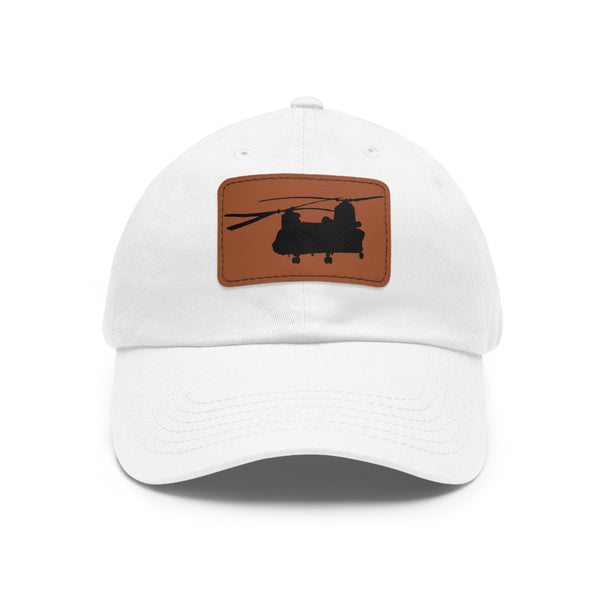 Low-Profile Dad Hat with Leather Patch