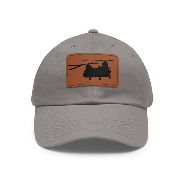 Low-Profile Dad Hat with Leather Patch