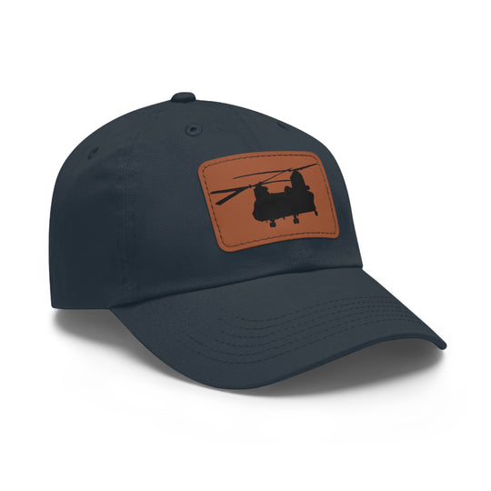 Low-Profile Dad Hat with Leather Patch