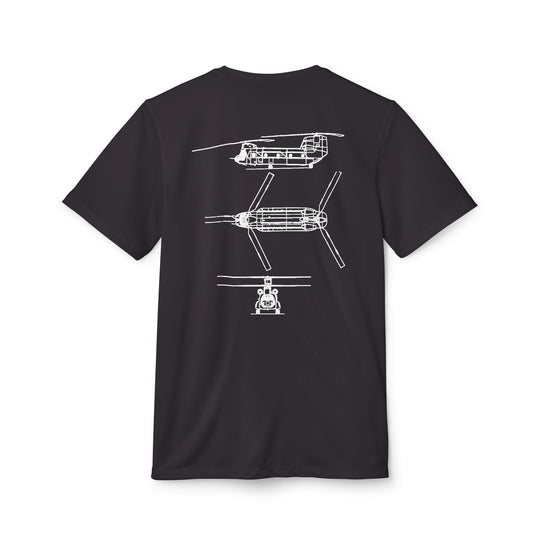 M1 Adidas Sport Moisture-Wicking Poly Performance Tee