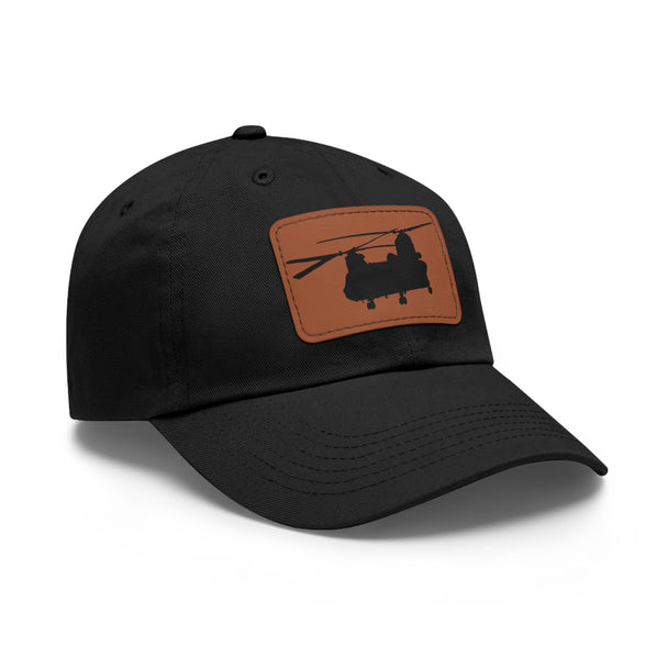 Low-Profile Dad Hat with Leather Patch