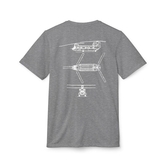 M1 Adidas Sport Moisture-Wicking Poly Performance Tee