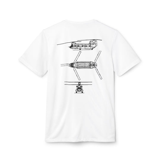 M1 Adidas Sport Moisture-Wicking Poly Performance Tee