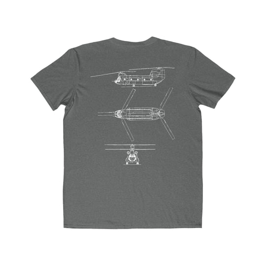 CH-47 Engineer’s Drawing T-shirt