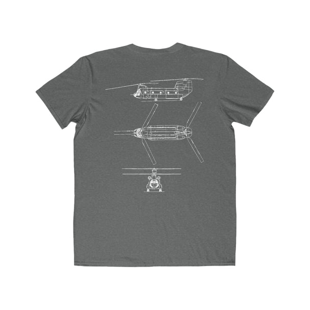 CH-47 Engineer’s Drawing T-shirt