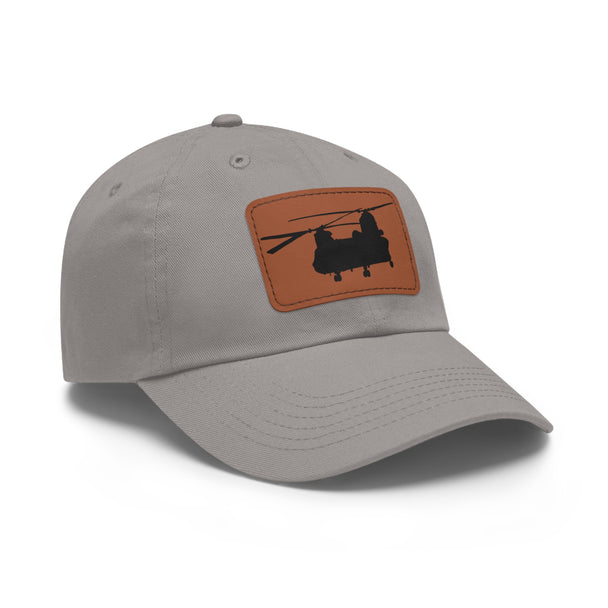 Low-Profile Dad Hat with Leather Patch