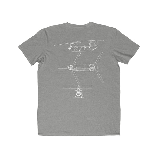 CH-47 Engineer’s Drawing T-shirt