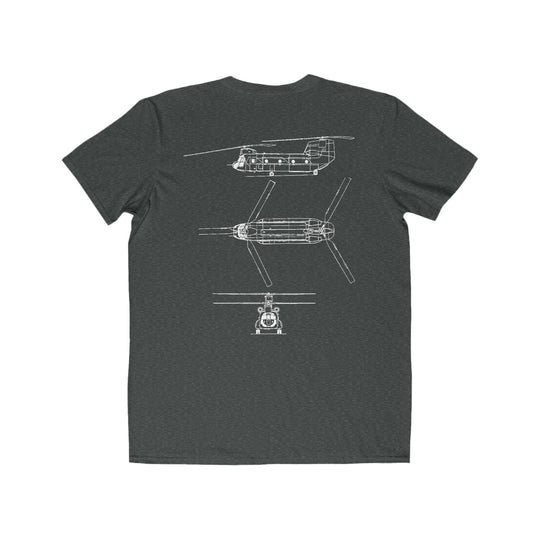 CH-47 Engineer’s Drawing T-shirt