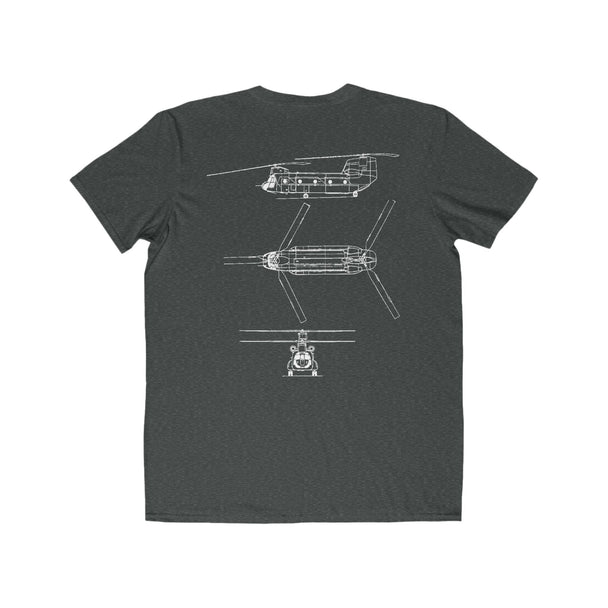 CH-47 Engineer’s Drawing T-shirt