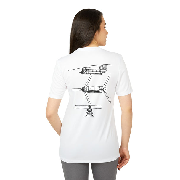 M1 Adidas Sport Moisture-Wicking Poly Performance Tee