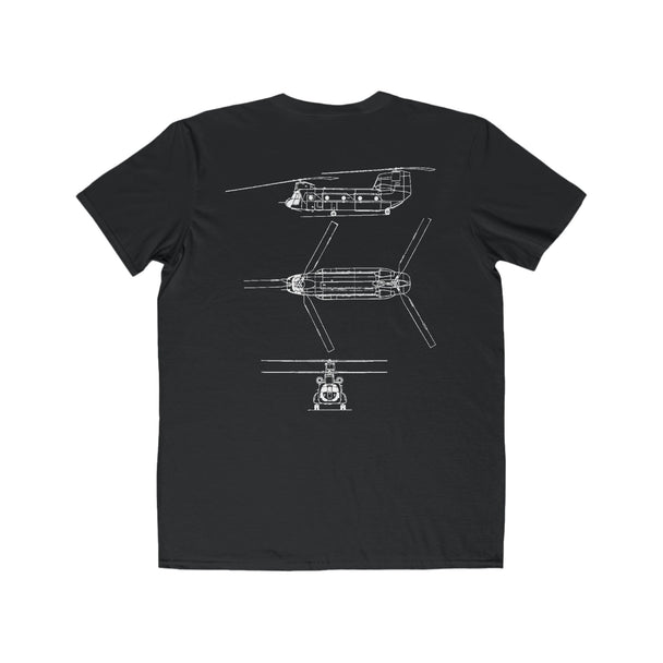 CH-47 Engineer’s Drawing T-shirt