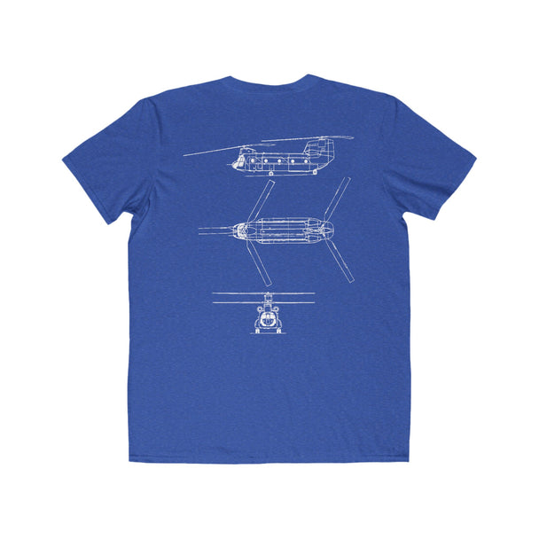 CH-47 Engineer’s Drawing T-shirt