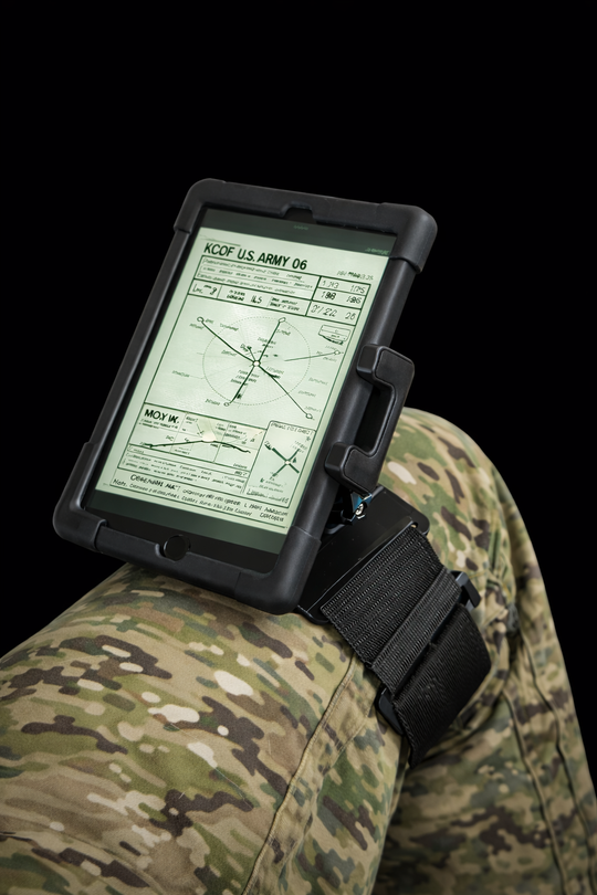 Fully Adjustable Pivoting Tablet Kneeboard