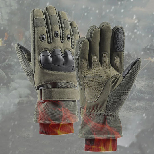 Hard Knuckle Military-style Cold Weather Gloves