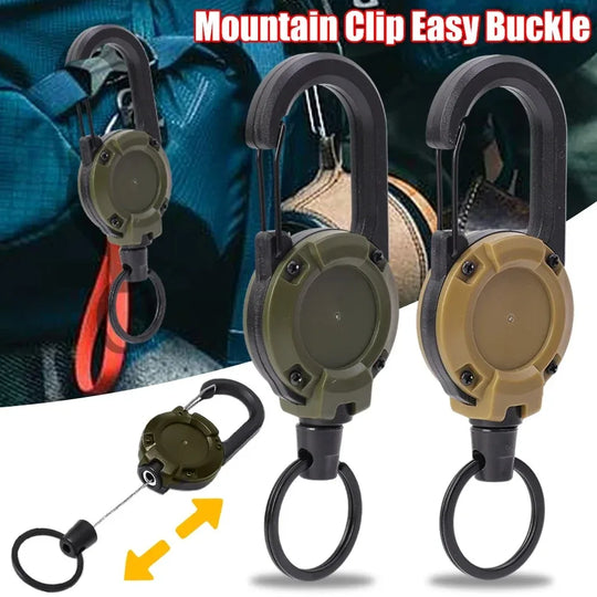 Retractable Heavy Duty Pull Reel Carabiner
