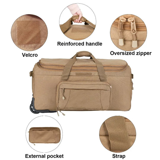 125L Rolling Tactical Duffle