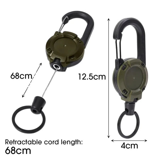 Retractable Heavy Duty Pull Reel Carabiner