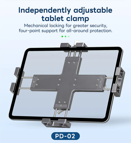 Industrial Strength Tablet Mount Arm with Dual Suction Cups