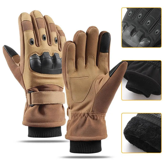Hard Knuckle Military-style Cold Weather Gloves